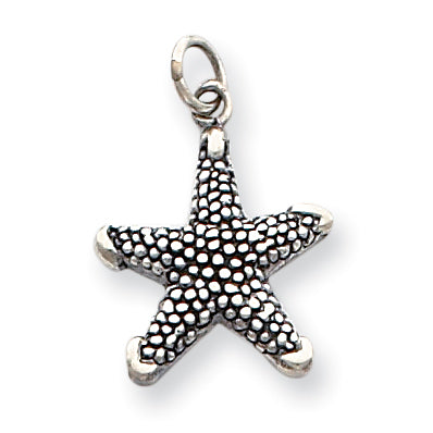 Sterling Silver Antique Starfish Charm