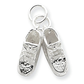 Sterling Silver Baby Shoes Charm