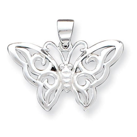 Sterling Silver Butterfly Pendant