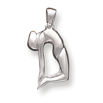 Sterling Silver Gymnast Pendant