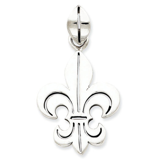 Sterling Silver Fluer de lis Pendant