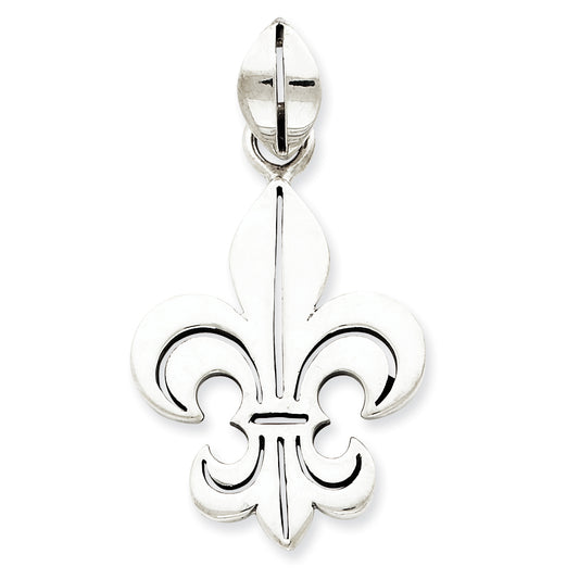 Sterling Silver Fluer de lis Pendant