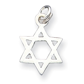 Sterling Silver Star of David Charm