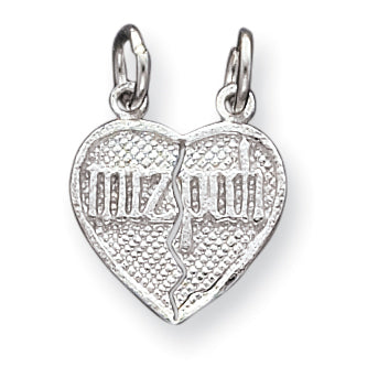 Sterling Silver Breakapart Mitzpah Charm