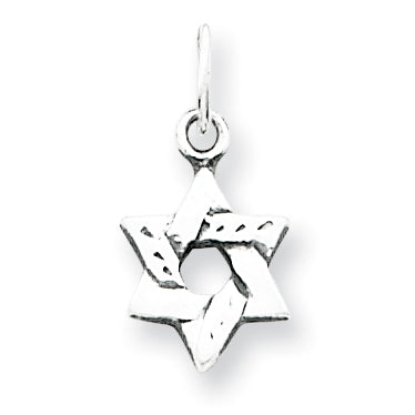 Sterling Silver Small Star of David Charm