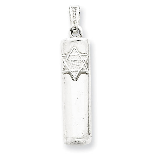 Sterling Silver Mezuzah Pendant