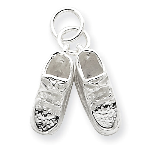 Sterling Silver Baby Shoes Charm