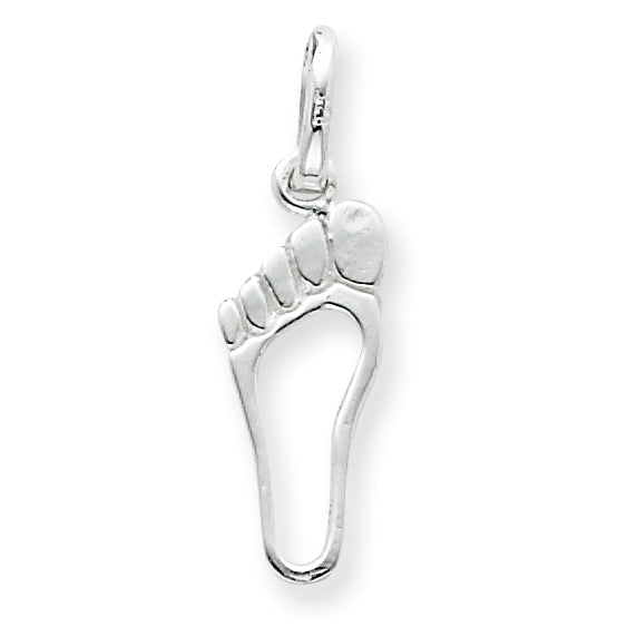 Sterling Silver Foot Charm