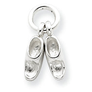 Sterling Silver Baby Shoes Charm