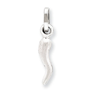 Sterling Silver Italian Horn Charm
