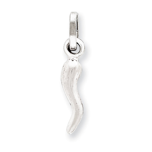 Sterling Silver Italian Horn Charm