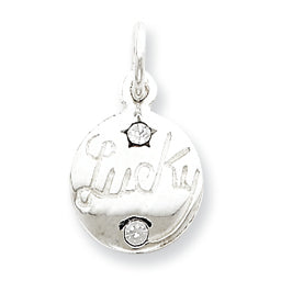 Sterling Silver w/ Swarovski Crystal Lucky Charm