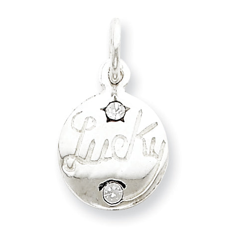 Sterling Silver w/ Swarovski Crystal Lucky Charm