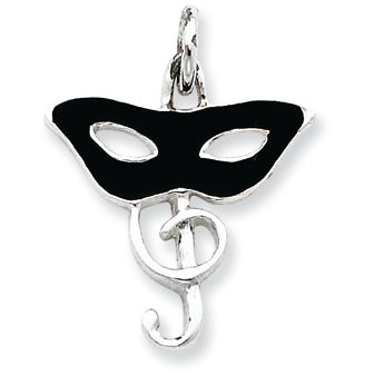 Sterling Silver Enameled Pendant
