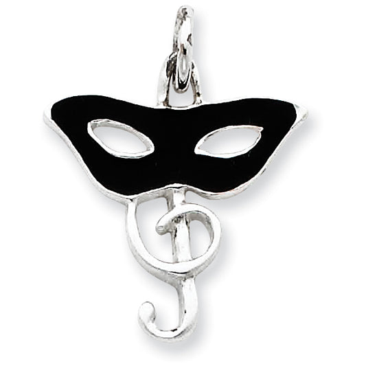 Sterling Silver Enameled Pendant