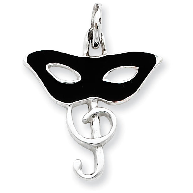 Sterling Silver Enameled Pendant