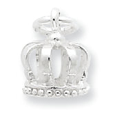 Sterling Silver Crown Charm