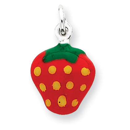 Sterling Silver Enameled Charm