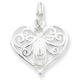 Sterling Silver Heart Charm