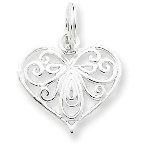 Sterling Silver Heart Charm