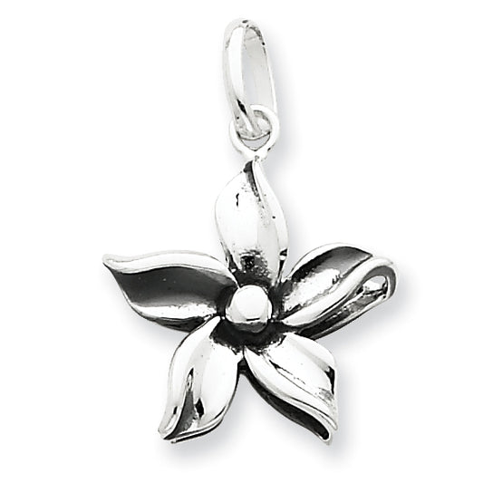 Sterling Silver Flower Pendant