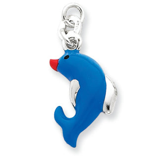 Sterling Silver Enameled Charm