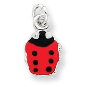 Sterling Silver Enameled Charm