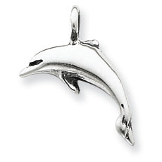 Sterling Silver Small Dolphin Charm