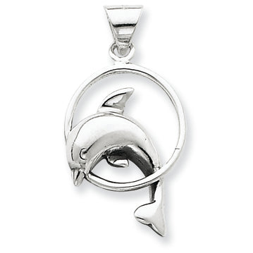 Sterling Silver Dolphin Charm