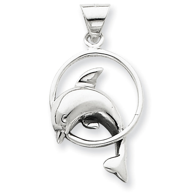 Sterling Silver Dolphin Charm