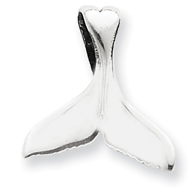 Sterling Silver Small Whale Tail Pendant