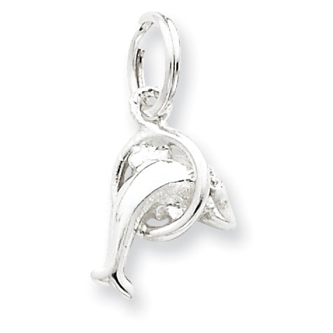 Sterling Silver Dolphin Charm