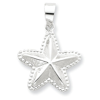 Sterling Silver Starfish Pendant