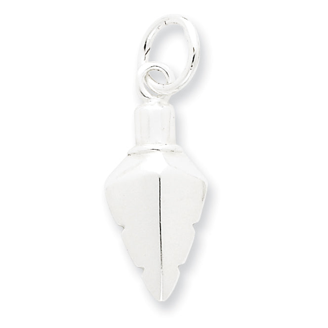 Sterling Silver Polished Arrowhead Charm