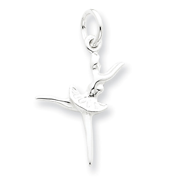 Sterling Silver Ballerina Charm