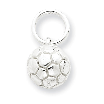 Sterling Silver Soccer Ball Charm