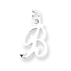 Sterling Silver Initial B Pendant