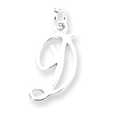 Sterling Silver Initial D Pendant