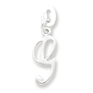 Sterling Silver Initial G Pendant