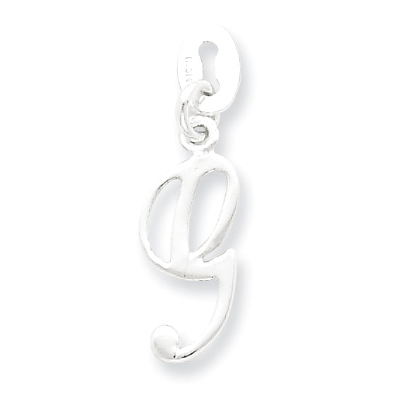 Sterling Silver Initial G Pendant