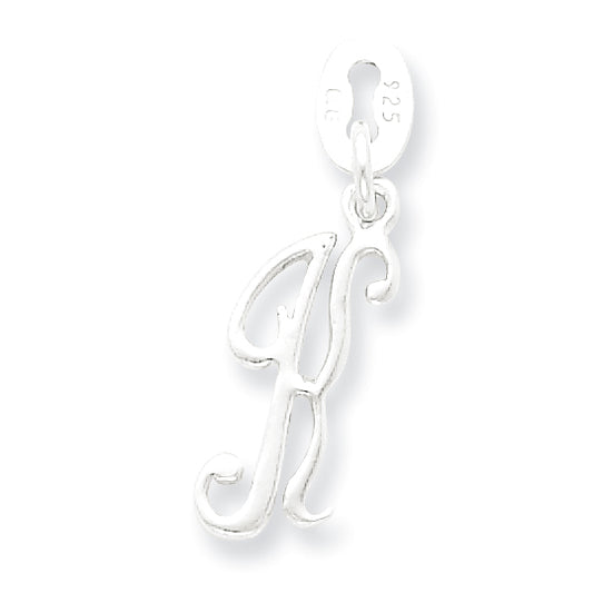 Sterling Silver Initial K Pendant