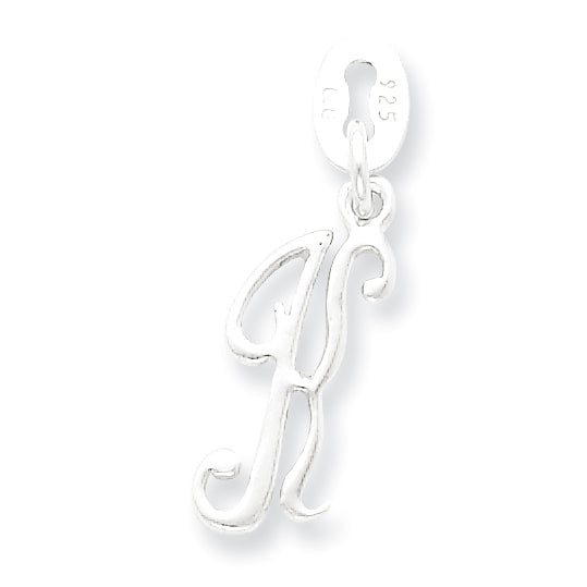 Sterling Silver Initial K Pendant