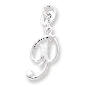 Sterling Silver Initial P Pendant