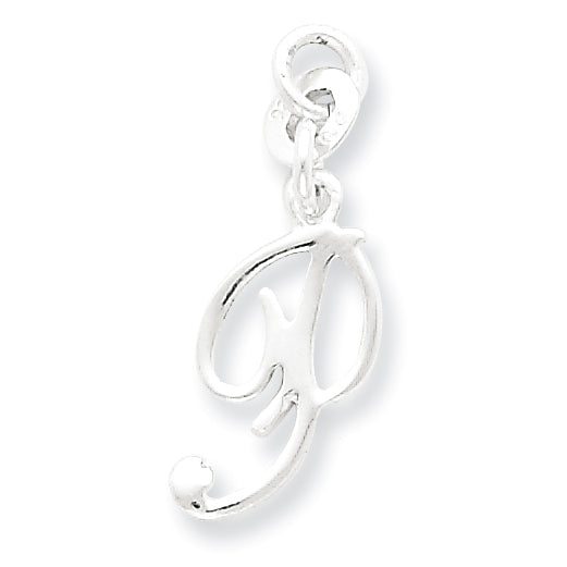 Sterling Silver Initial P Pendant