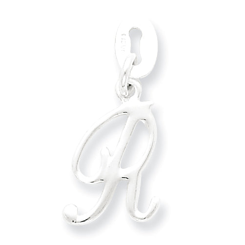 Sterling Silver Initial R Pendant