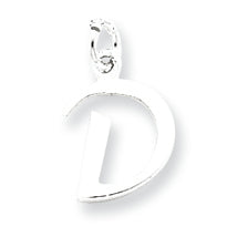 Sterling Silver Initial D Pendant