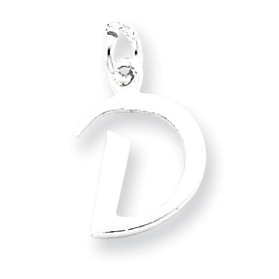 Sterling Silver Initial D Pendant