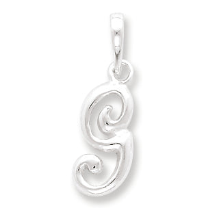 Sterling Silver Initial G Pendant