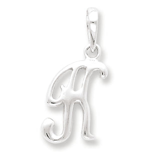 Sterling Silver Initial K Pendant