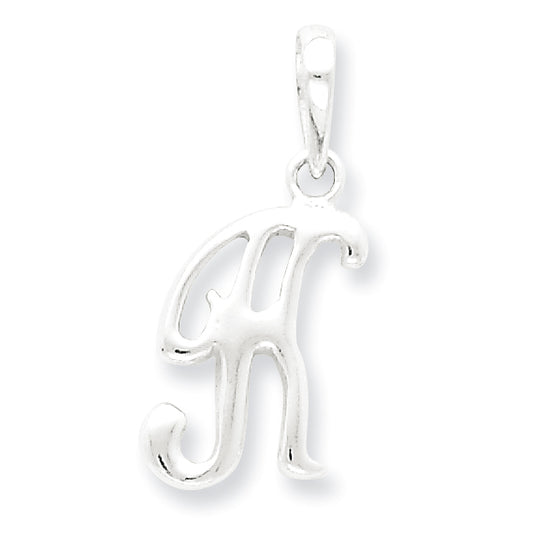 Sterling Silver Initial K Pendant
